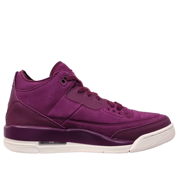 Jordan 3 Retro Bordeaux 9.5W\8M - Picture 4 of 9
